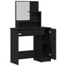 Masă de Machiaj Stejar Negru 86,5 x 35 x 136 cm Lemn compozit - WALTI WALTI
