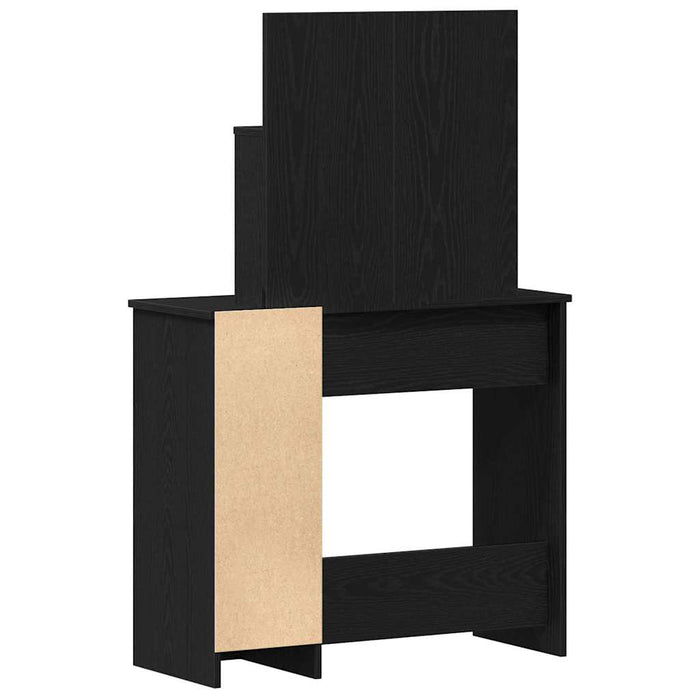 Masă de Machiaj Stejar Negru 86,5 x 35 x 136 cm Lemn compozit - WALTI WALTI