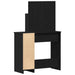 Masă de Machiaj Stejar Negru 86,5 x 35 x 136 cm Lemn compozit - WALTI WALTI