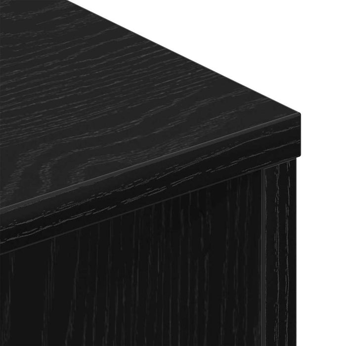 Cabinet TV 2 pcs Stejar Negru 80 x 30 x 30 cm Lemn compozit - WALTI WALTI