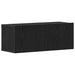 Cabinet TV 2 pcs Stejar Negru 80 x 30 x 30 cm Lemn compozit - WALTI WALTI