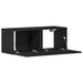 Cabinet TV 2 pcs Stejar Negru 80 x 30 x 30 cm Lemn compozit - WALTI WALTI