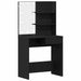 Masă de Machiaj Stejar Negru 74,5 x 40 x 141 cm Lemn compozit - WALTI WALTI