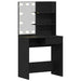 Masă de Machiaj Stejar Negru 74,5 x 40 x 141 cm Lemn compozit - WALTI WALTI