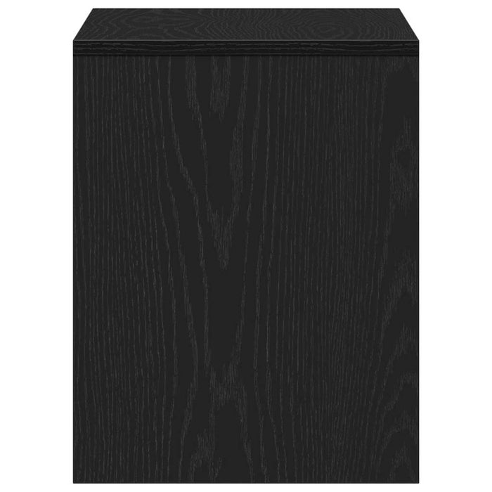 Scaun de toaletă Stejar negru 70 x 35 x 45 cm Lemn compozit - WALTI WALTI