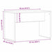 Scaun de toaletă Stejar negru 70 x 35 x 45 cm Lemn compozit - WALTI WALTI
