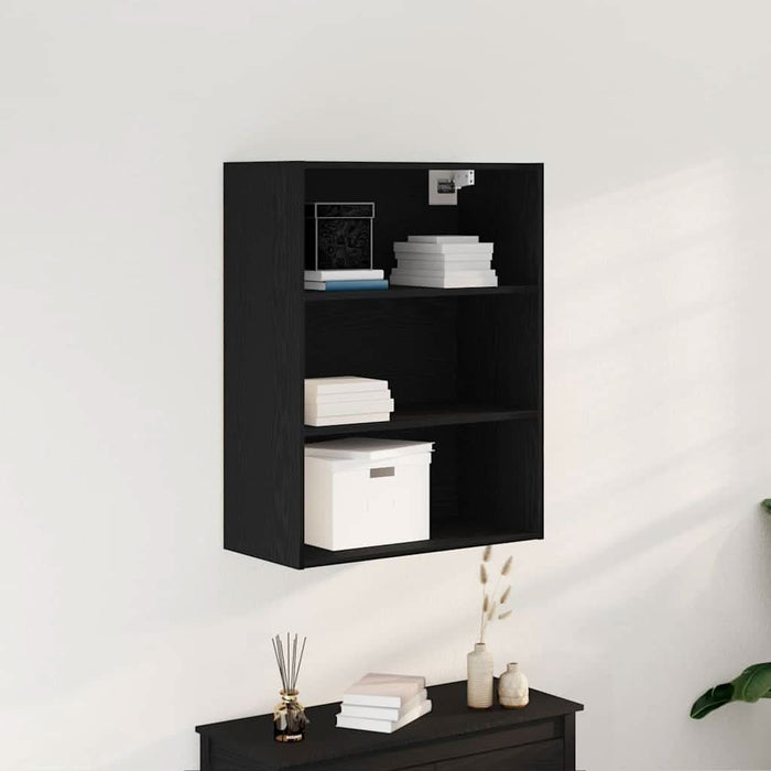 Cafeteria suspendată Pe perete Stejar Negru 69.5 x 32.5 x 90 cm - WALTI WALTI