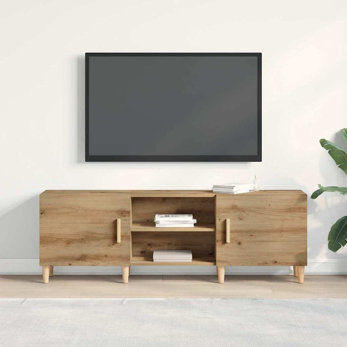 Dulap TV stejar artizanal 150 x 30 x 50 cm Lemn compozit - WALTI WALTI