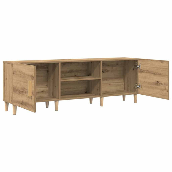 Dulap TV stejar artizanal 150 x 30 x 50 cm Lemn compozit - WALTI WALTI