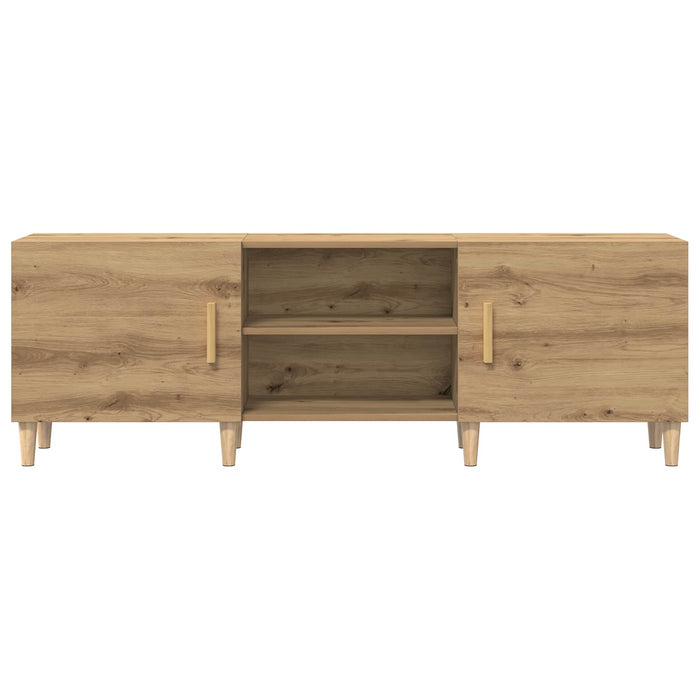 Cabinet TV 150 x 30 x 50 cm stejar artizanal Lemn compozit WALTI