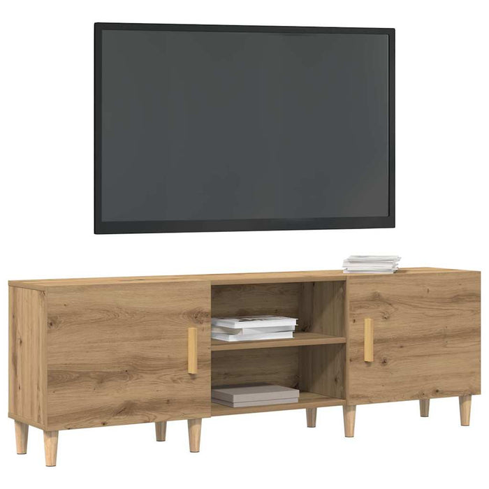 Dulap TV stejar artizanal 150 x 30 x 50 cm Lemn compozit - WALTI WALTI