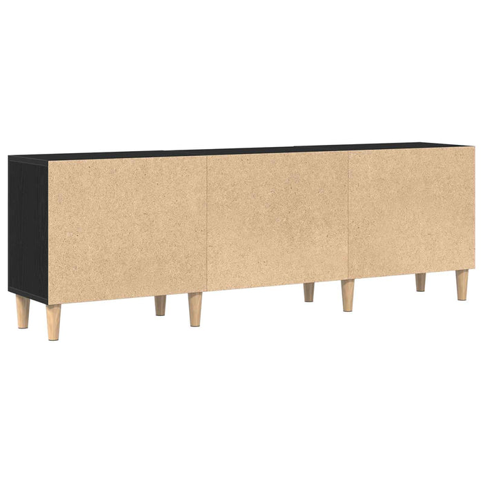 Cabinet TV Stejar Negru 150 x 30 x 50 cm Lemn compozit - WALTI WALTI