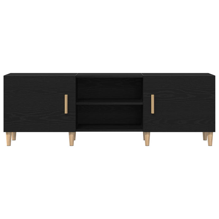 Cabinet TV Stejar Negru 150 x 30 x 50 cm Lemn compozit - WALTI WALTI