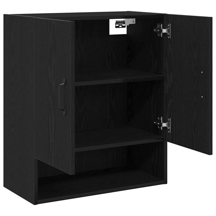 Dulap de perete Stejar negru 60 x 30 x 70 cm Lemn compozit - WALTI WALTI