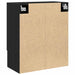 Dulap de perete Stejar negru 60 x 30 x 70 cm Lemn compozit - WALTI WALTI