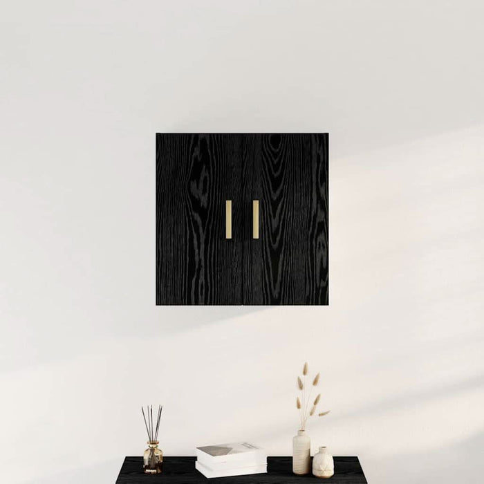 Dulap de perete Stejar negru 60 x 30 x 60 cm Lemn compozit - WALTI WALTI