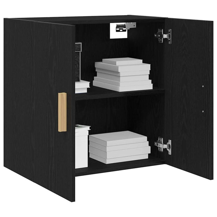 Dulap de perete Stejar negru 60 x 30 x 60 cm Lemn compozit - WALTI WALTI