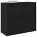Bufet Stejar Negru 80 x 33 x 70 cm Lemn compozit - WALTI WALTI