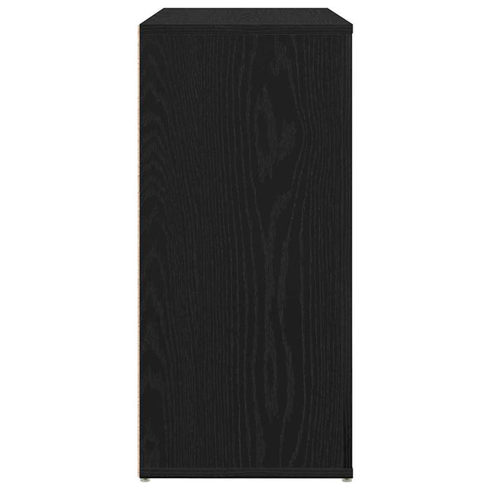 Bufet Stejar Negru 80 x 33 x 70 cm Lemn compozit - WALTI WALTI