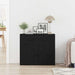 Bufet cu sertar Stejar Negru 80 x 33 x 70 cm Lemn compozit - WALTI WALTI