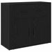Bufet cu sertar Stejar Negru 80 x 33 x 70 cm Lemn compozit - WALTI WALTI