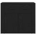Bufet cu sertar Stejar Negru 80 x 33 x 70 cm Lemn compozit - WALTI WALTI