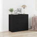 Bufet cu sertar Stejar Negru 80 x 33 x 70 cm Lemn compozit - WALTI WALTI