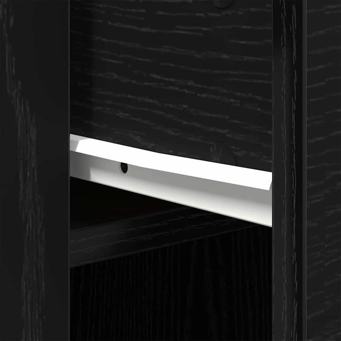 Birou cu sertar Stejar Negru 100 x 49 x 75 cm Lemn compozit - WALTI WALTI