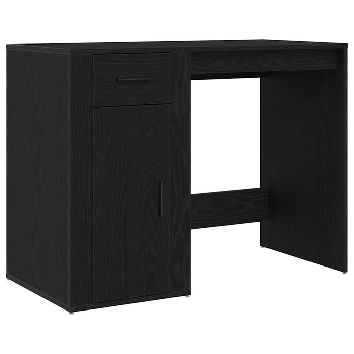 Birou cu sertar Stejar Negru 100 x 49 x 75 cm Lemn compozit - WALTI WALTI