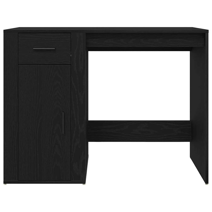 Birou cu sertar Stejar Negru 100 x 49 x 75 cm Lemn compozit - WALTI WALTI
