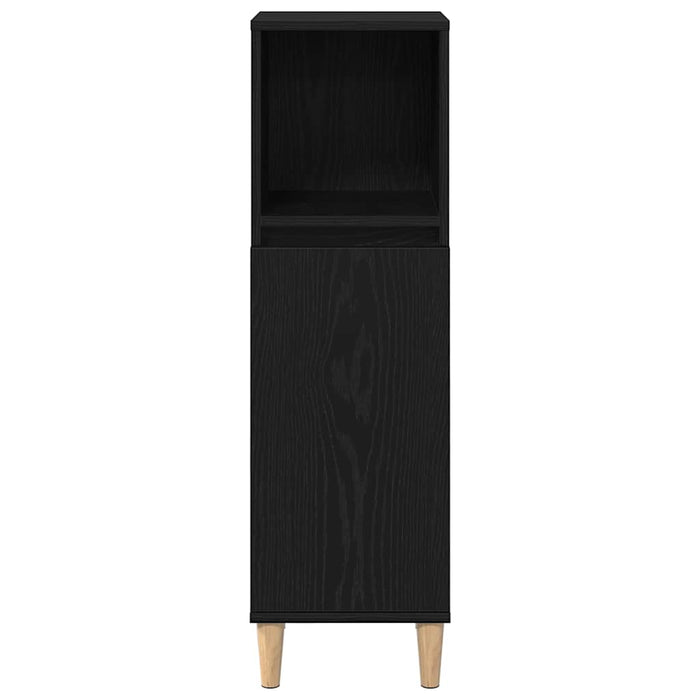 Dulap de Baie Stejar Negru 30 x 30 x 100 cm Lemn compozit - WALTI WALTI