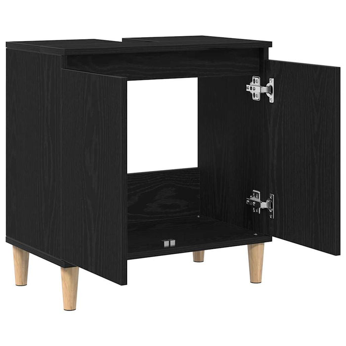 Dulap pentru Chiuveta de Baie Stejar Negru 58 x 33 x 60 cm - WALTI WALTI