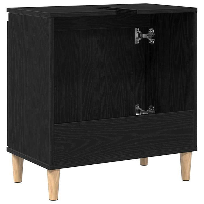 Dulap pentru Chiuveta de Baie Stejar Negru 58 x 33 x 60 cm - WALTI WALTI