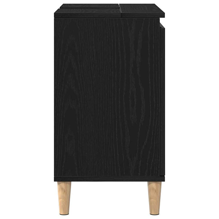 Dulap pentru Chiuveta de Baie Stejar Negru 58 x 33 x 60 cm - WALTI WALTI