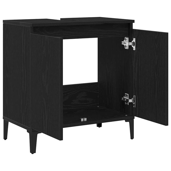 Dulap pentru Chiuveta de Baie Stejar Negru 58 x 33 x 60 cm - WALTI WALTI