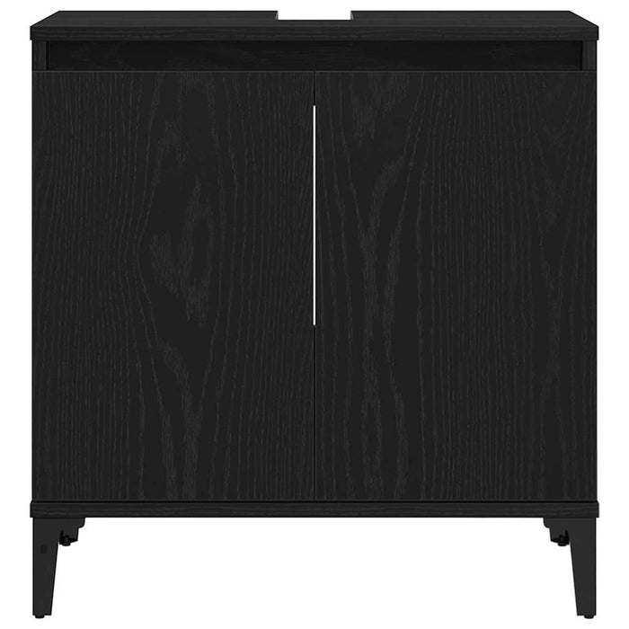 Dulap pentru Chiuveta de Baie Stejar Negru 58 x 33 x 60 cm - WALTI WALTI