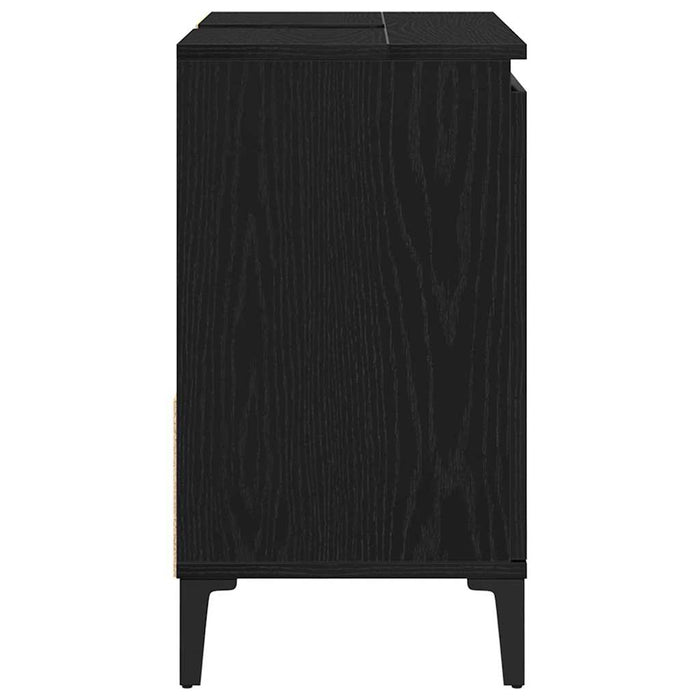 Dulap de Baie cu ușă Stejar Negru 65 x 33 x 60 cm Lemn compozit - WALTI WALTI