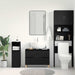 Dulap pentru Chiuveta de Baie Stejar Negru 80 x 33 x 60 cm - WALTI WALTI
