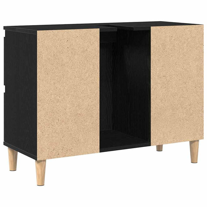 Dulap pentru Chiuveta de Baie Stejar Negru 80 x 33 x 60 cm - WALTI WALTI