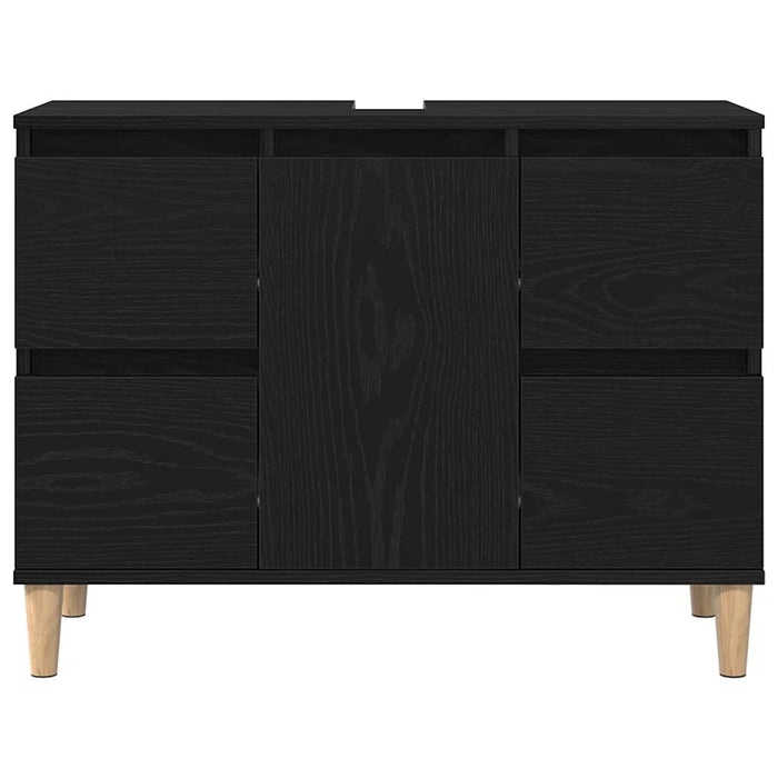 Dulap pentru Chiuveta de Baie Stejar Negru 80 x 33 x 60 cm - WALTI WALTI