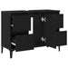 Dulap pentru Chiuveta de Baie Stejar Negru 80 x 33 x 60 cm - WALTI WALTI