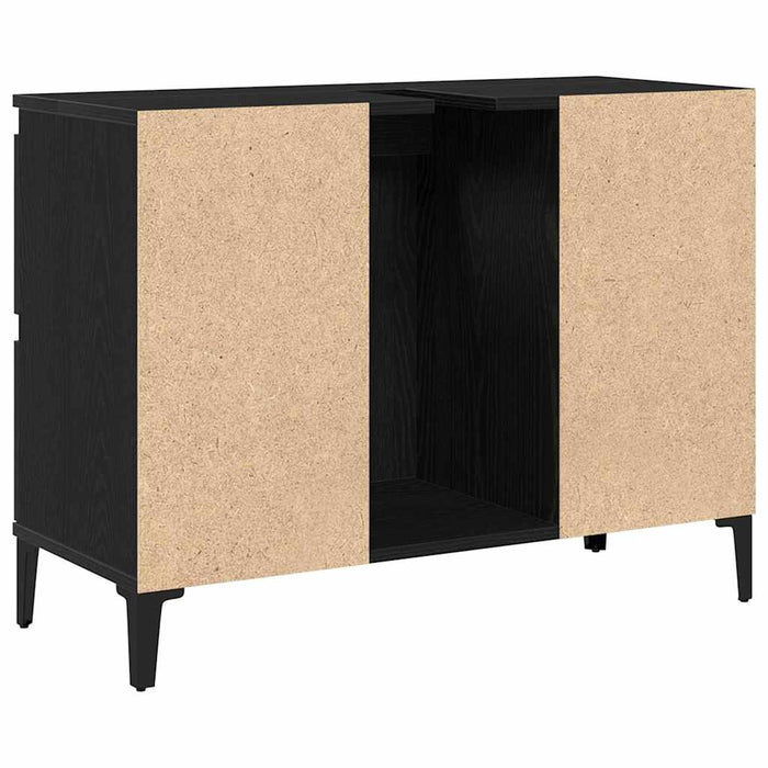 Dulap pentru Chiuveta de Baie Stejar Negru 80 x 33 x 60 cm - WALTI WALTI