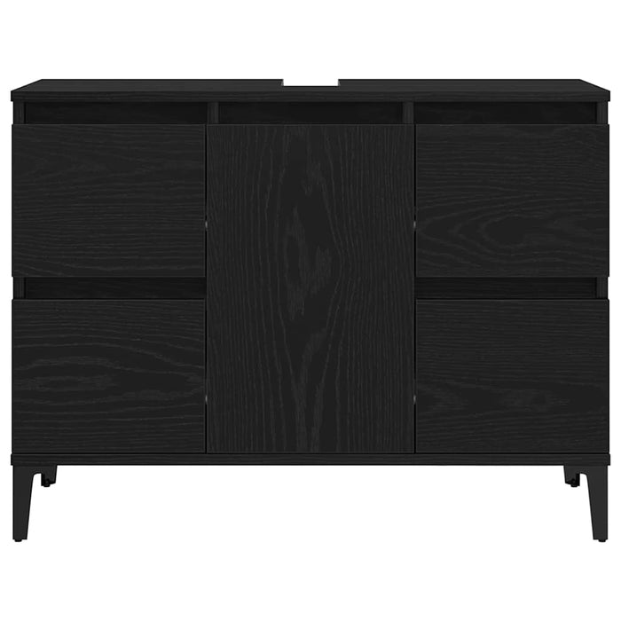 Dulap pentru Chiuveta de Baie Stejar Negru 80 x 33 x 60 cm - WALTI WALTI