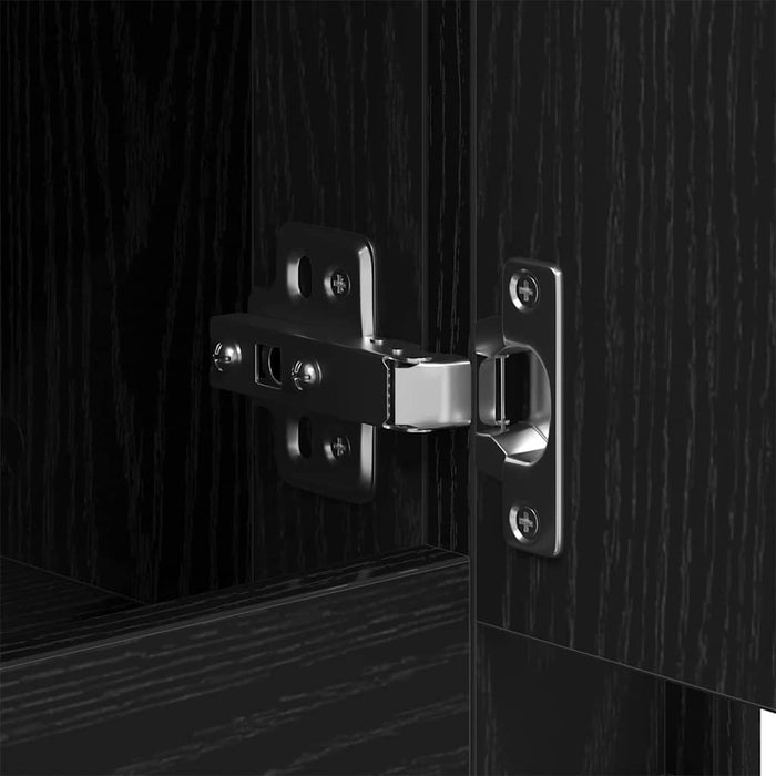 Bufet Stejar Negru 102 x 35 x 60 cm Lemn compozit - WALTI WALTI
