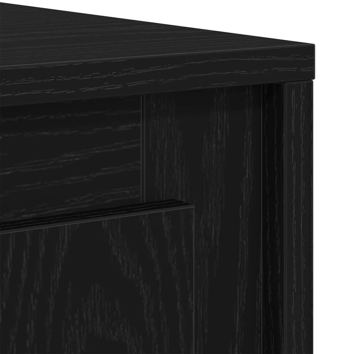 Bufet Stejar Negru 102 x 35 x 60 cm Lemn compozit - WALTI WALTI