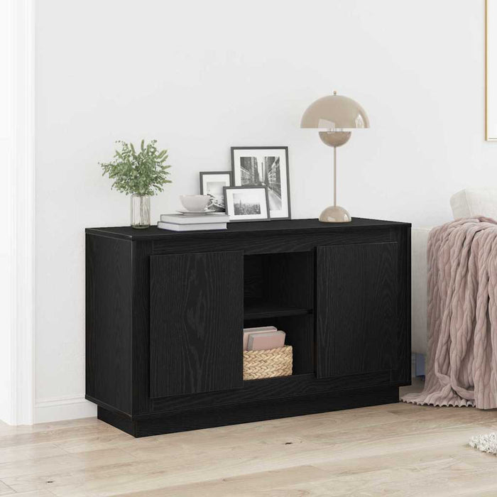 Bufet Stejar Negru 102 x 35 x 60 cm Lemn compozit - WALTI WALTI