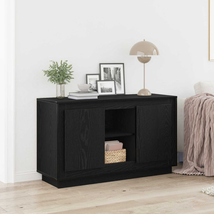 Bufet Stejar Negru 102 x 35 x 60 cm Lemn compozit - WALTI WALTI