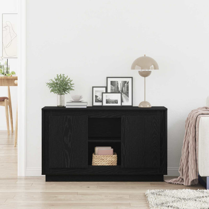 Bufet Stejar Negru 102 x 35 x 60 cm Lemn compozit - WALTI WALTI
