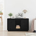 Bufet Stejar Negru 102 x 35 x 60 cm Lemn compozit - WALTI WALTI
