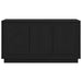 Bufet Stejar Negru 102 x 35 x 55 cm Lemn compozit - WALTI WALTI